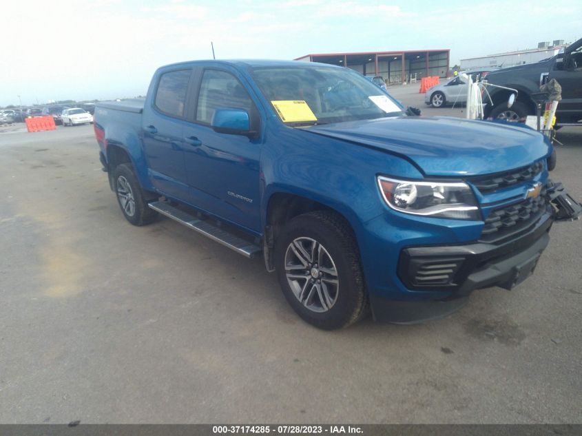 2021 CHEVROLET COLORADO 4WD WORK TRUCK - 1GCGTBEN2M1123045