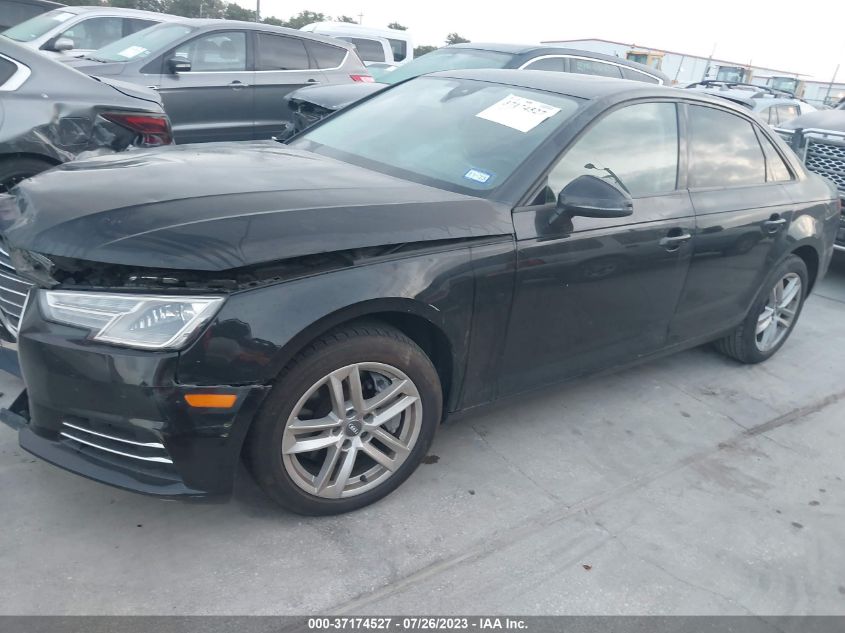 2017 AUDI A4 PREMIUM - WAUGNAF40HN001502