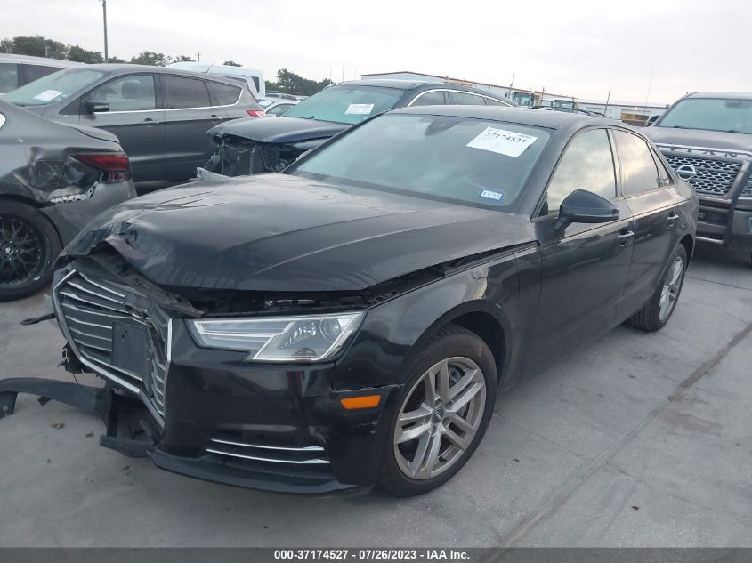 2017 AUDI A4 PREMIUM - WAUGNAF40HN001502