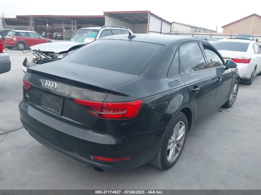 2017 AUDI A4 PREMIUM - WAUGNAF40HN001502