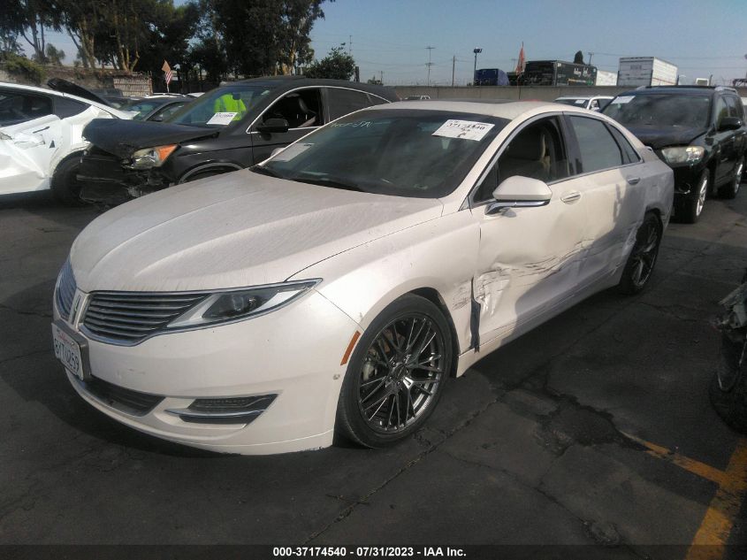 2016 LINCOLN MKZ HYBRID - 3LN6L2LU9GR626065