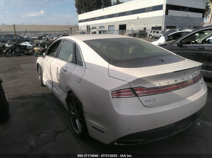 2016 LINCOLN MKZ HYBRID - 3LN6L2LU9GR626065