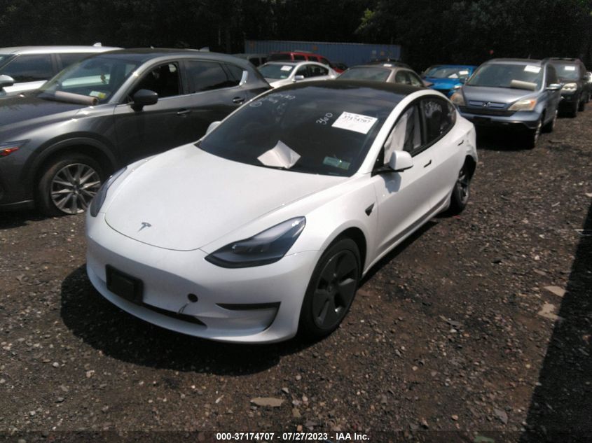 2022 TESLA MODEL 3 LONG RANGE - 5YJ3E1EB0NF334844