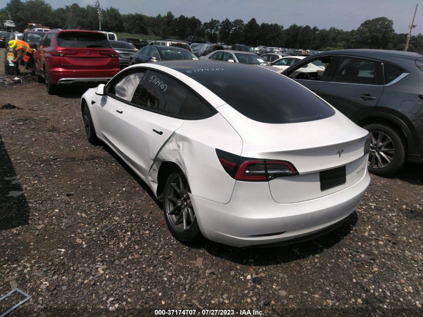 2022 TESLA MODEL 3 LONG RANGE - 5YJ3E1EB0NF334844