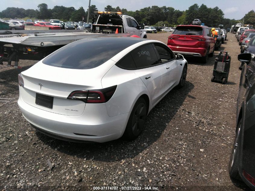 2022 TESLA MODEL 3 LONG RANGE - 5YJ3E1EB0NF334844