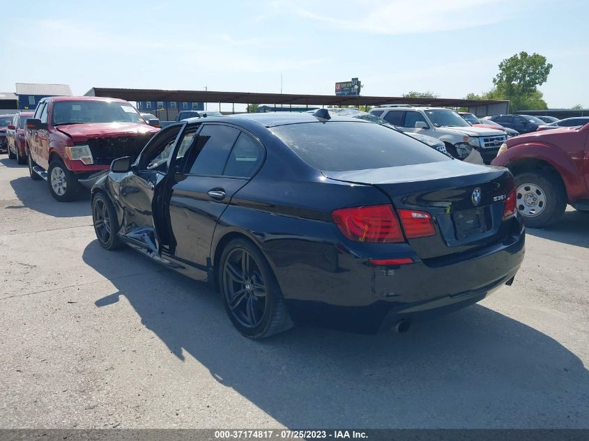 2013 BMW 5 SERIES 535I - WBAFR7C51DC821349