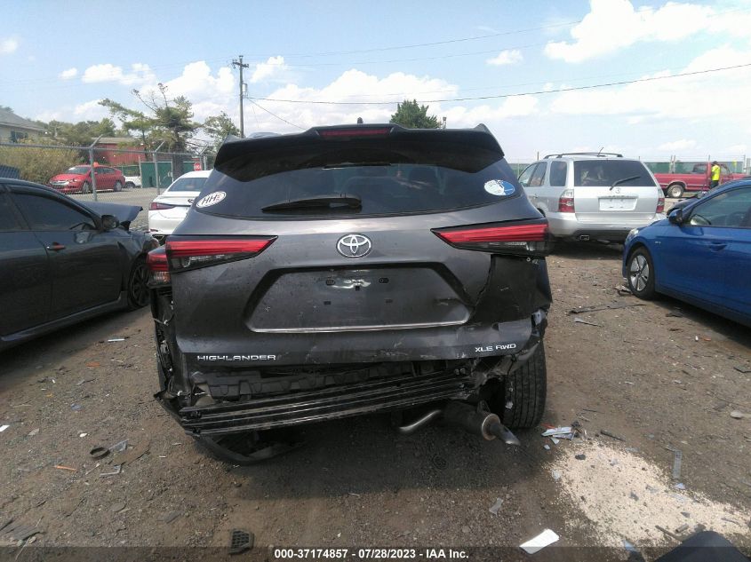 2020 TOYOTA HIGHLANDER XLE - 5TDHZRBH2LS516023