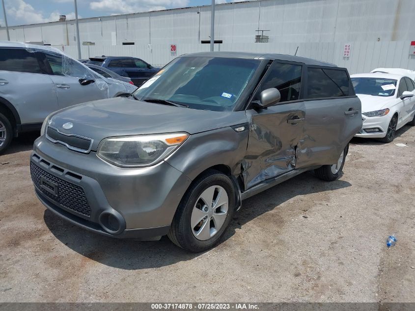 2014 KIA SOUL BASE - KNDJN2A22E7104957