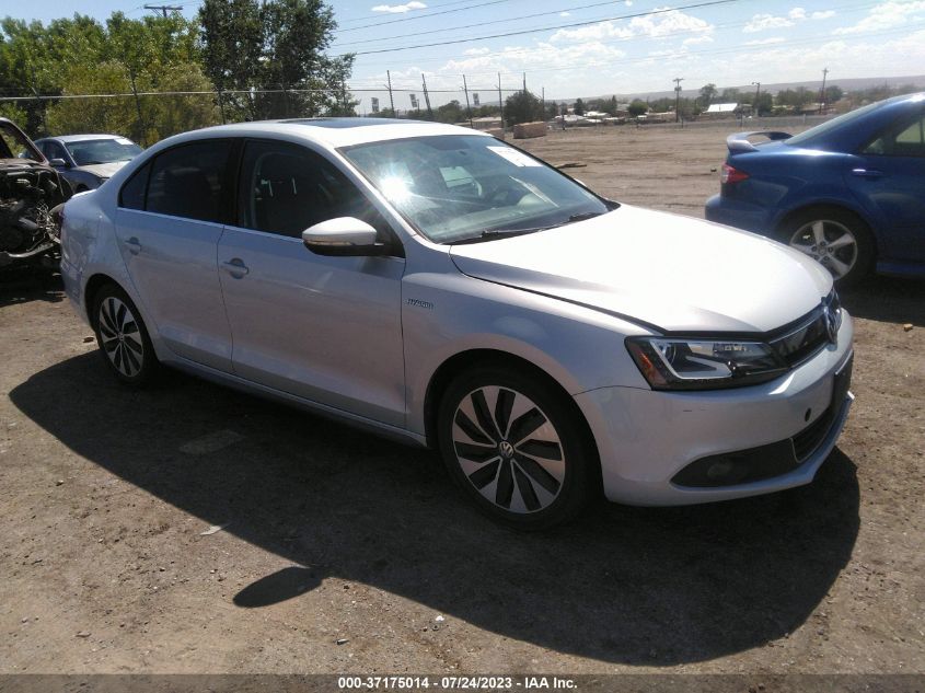 2013 VOLKSWAGEN JETTA SEDAN HYBRID SEL PREMIUM - 3VW637AJ1DM279525