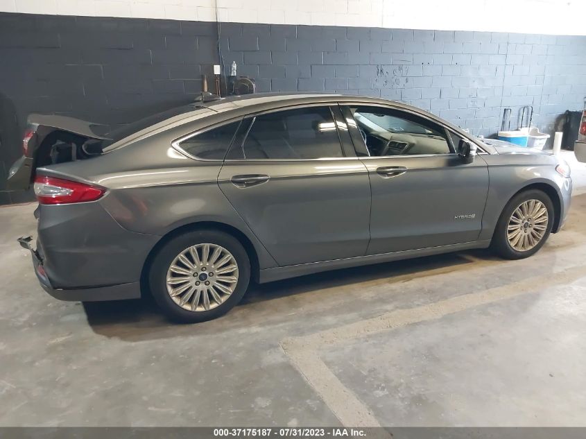 2013 FORD FUSION SE HYBRID - 3FA6P0LU3DR175455