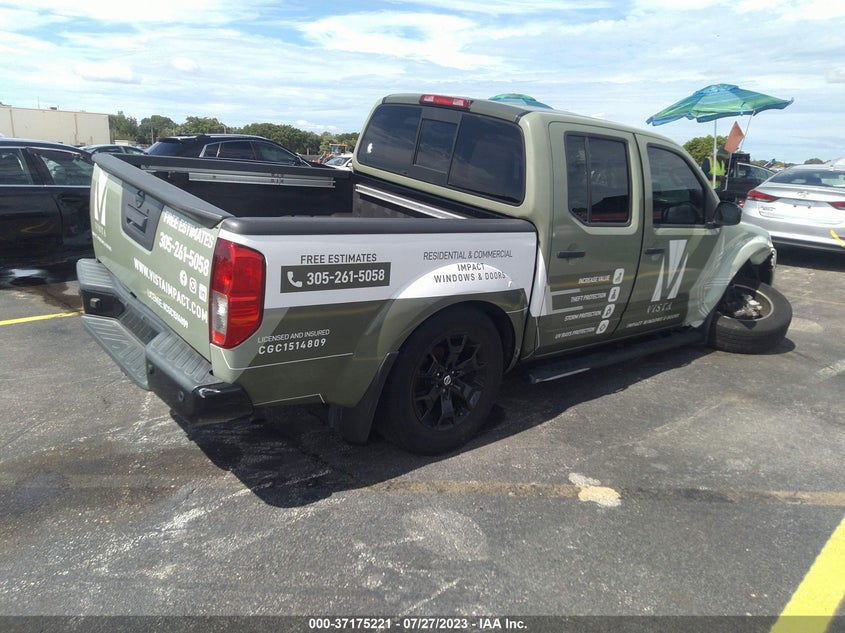 VIN 1N6ED0EA1MN709652 2021 NISSAN FRONTIER SV