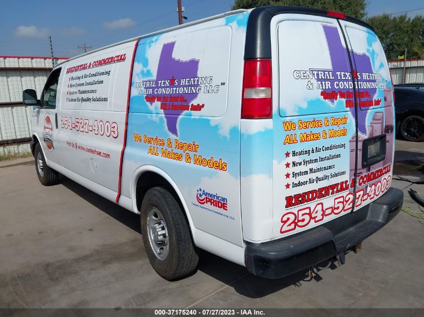 2016 CHEVROLET EXPRESS 2500 WORK VAN 1GCWGBFF0G1295263