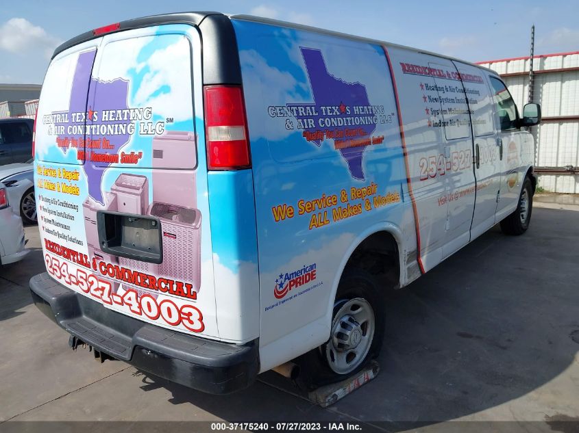 2016 CHEVROLET EXPRESS 2500 WORK VAN 1GCWGBFF0G1295263