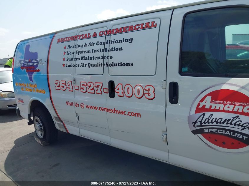2016 CHEVROLET EXPRESS 2500 WORK VAN 1GCWGBFF0G1295263