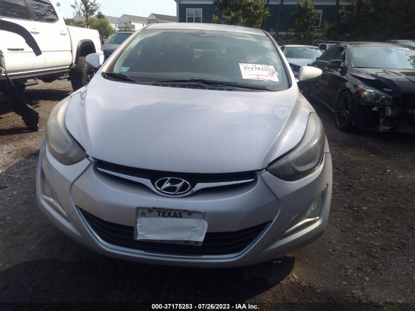 2015 HYUNDAI ELANTRA SE - KMHDH4AE3FU241253