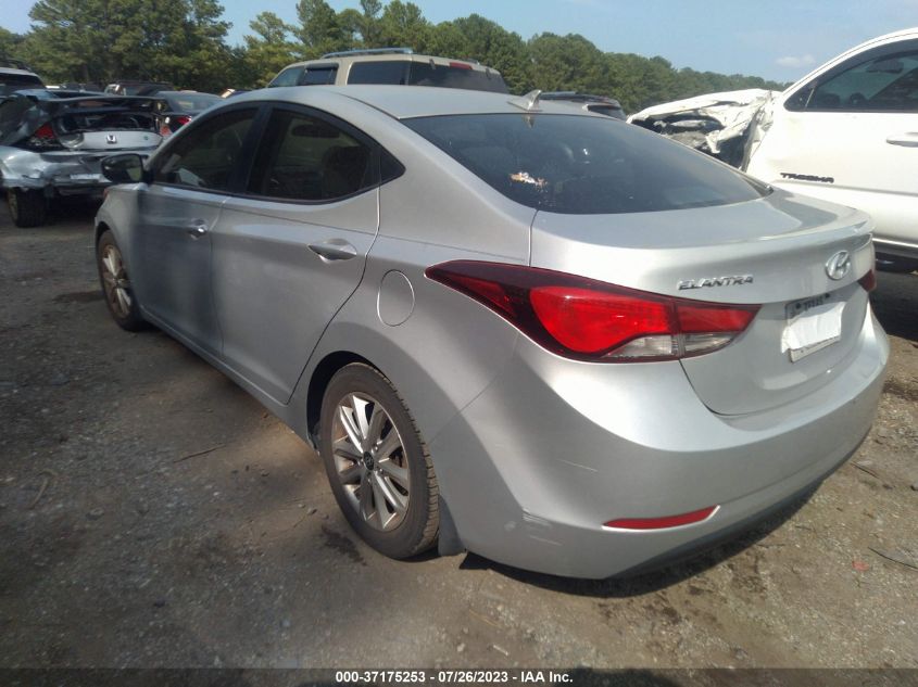 2015 HYUNDAI ELANTRA SE - KMHDH4AE3FU241253