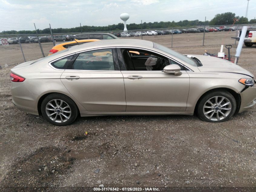 2017 FORD FUSION SE - 3FA6P0HD1HR273284