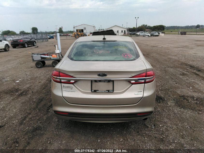 2017 FORD FUSION SE - 3FA6P0HD1HR273284