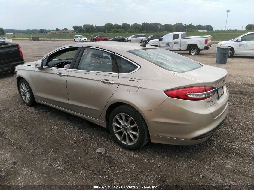 2017 FORD FUSION SE - 3FA6P0HD1HR273284