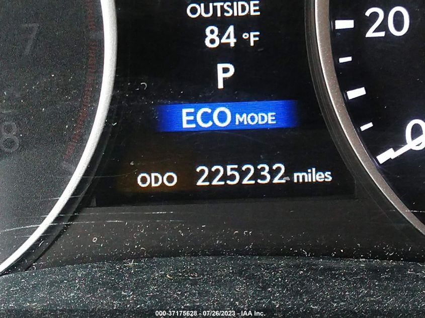 2013 LEXUS ES 300H HYBRID JTHBW1GG1D2029547