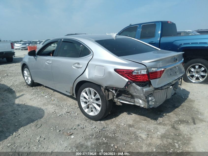 2013 LEXUS ES 300H HYBRID JTHBW1GG1D2029547