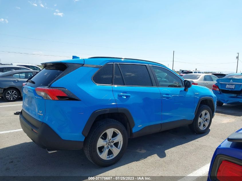 2021 TOYOTA RAV4 HYBRID LE - 4T3L6RFV3MU007822