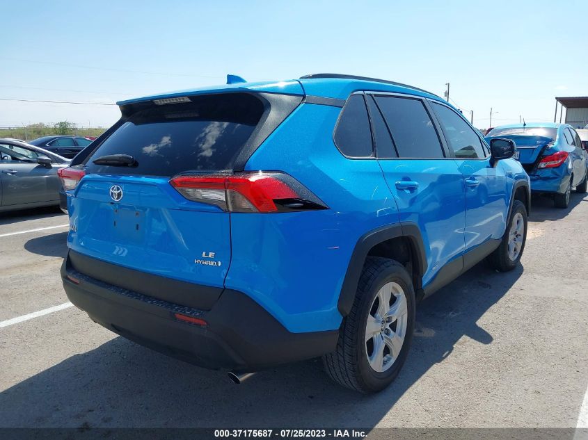 2021 TOYOTA RAV4 HYBRID LE - 4T3L6RFV3MU007822