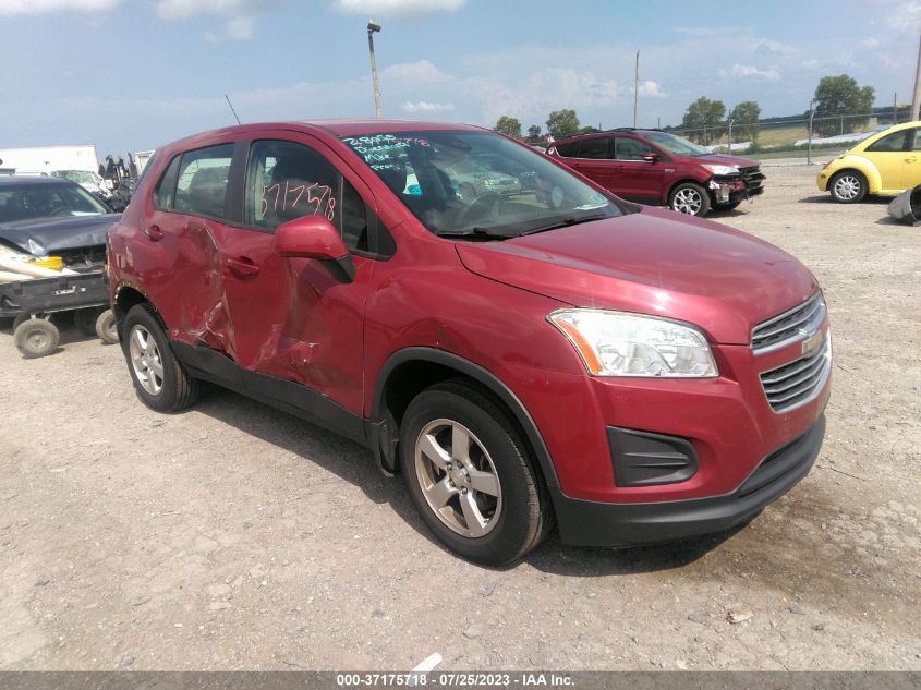 2015 CHEVROLET TRAX LS - KL7CJPSBXFB260501
