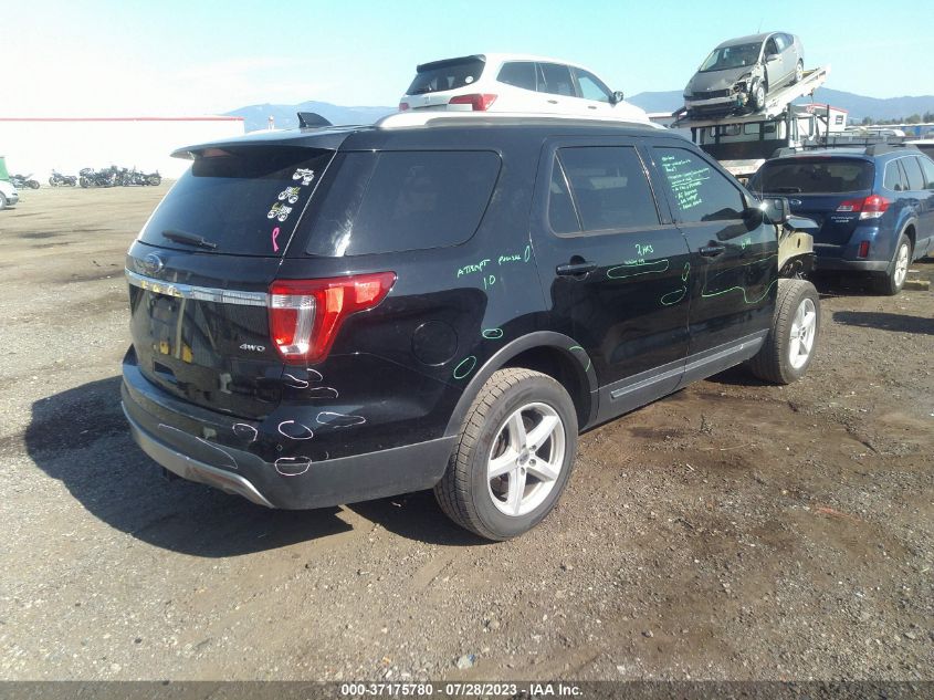 2017 FORD EXPLORER XLT - 1FM5K8D8XHGA12914