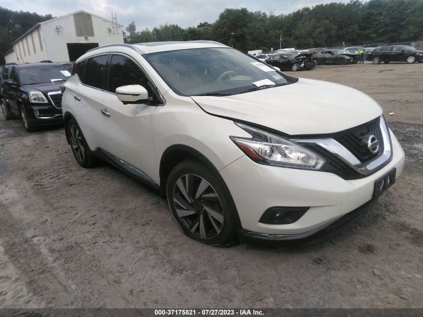 2016 NISSAN MURANO PLATINUM - 5N1AZ2MH6GN116527