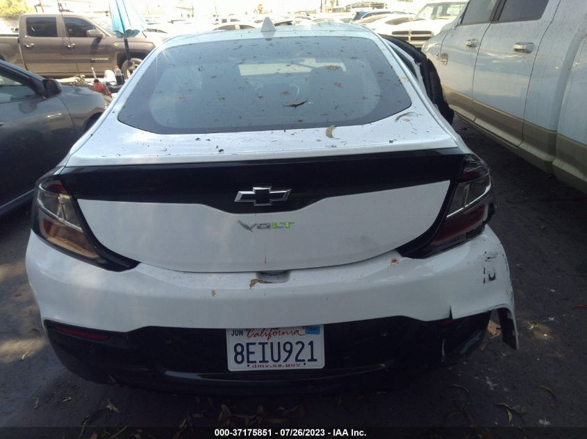 2018 CHEVROLET VOLT PREMIER - 1G1RD6S57JU109338