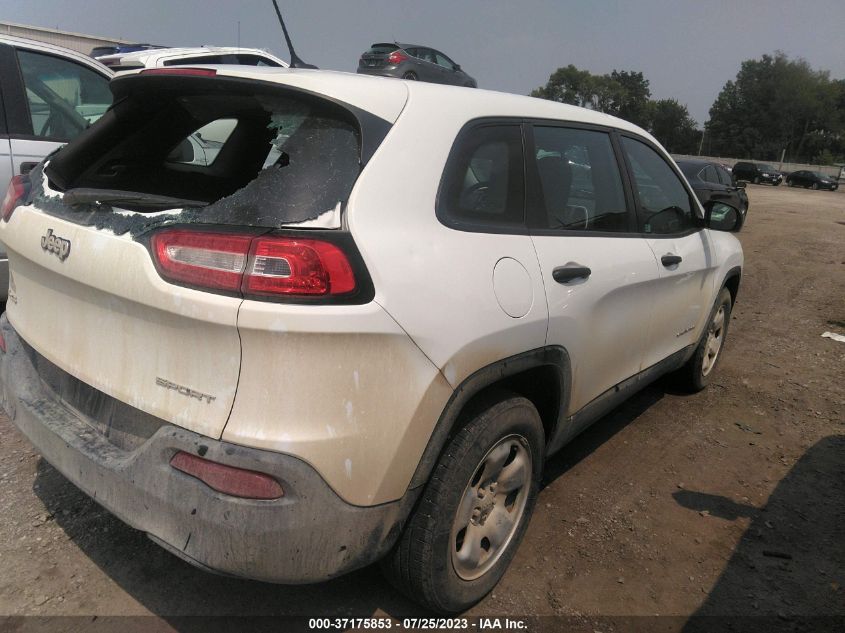2016 JEEP CHEROKEE SPORT - 1C4PJMAB9GW168469