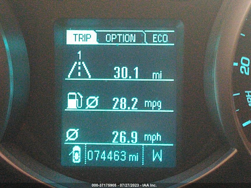 2014 CHEVROLET CRUZE ECO - 1G1PJ5SB0E7265385