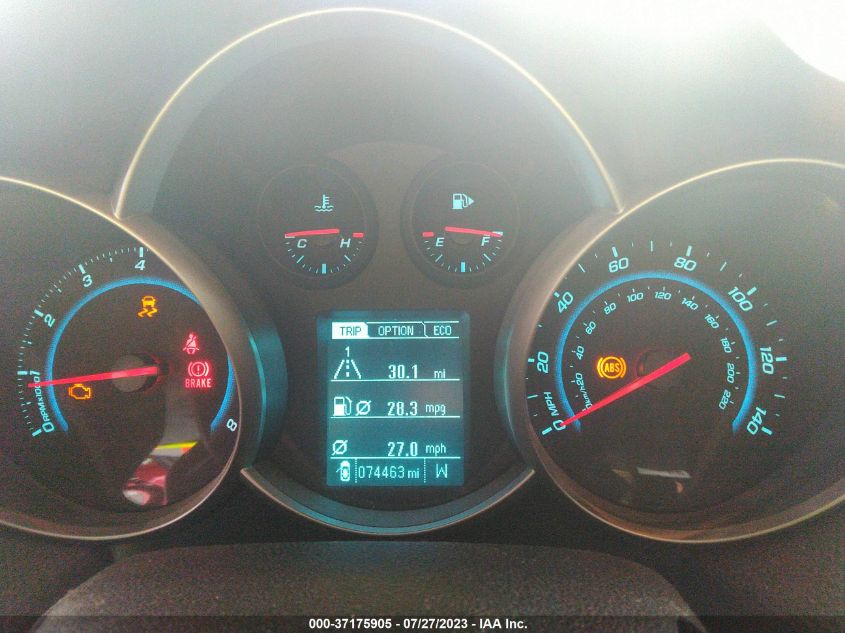 2014 CHEVROLET CRUZE ECO - 1G1PJ5SB0E7265385