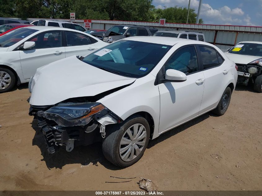 2018 TOYOTA COROLLA L/LE/XLE/SE/XSE - 2T1BURHE5JC121762