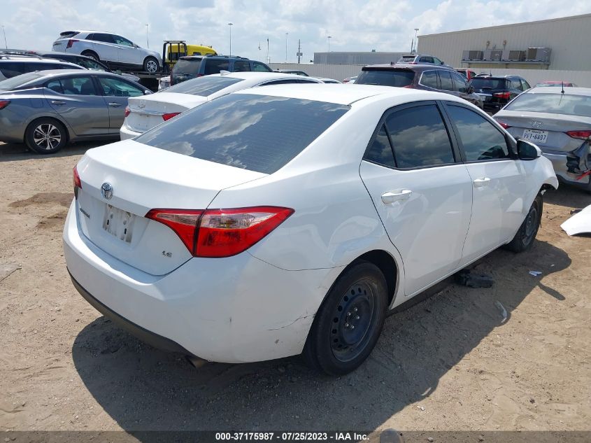 2018 TOYOTA COROLLA L/LE/XLE/SE/XSE - 2T1BURHE5JC121762