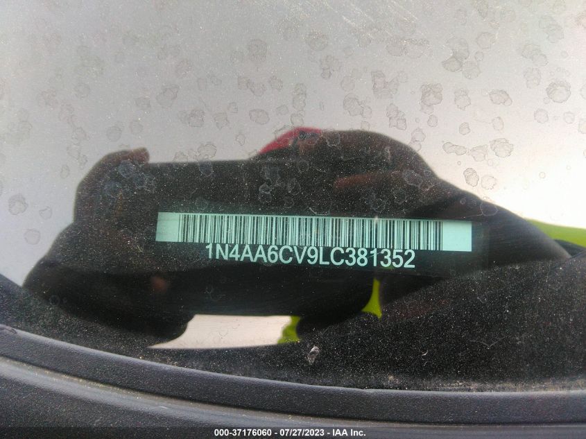 2020 NISSAN MAXIMA SV - 1N4AA6CV9LC381352
