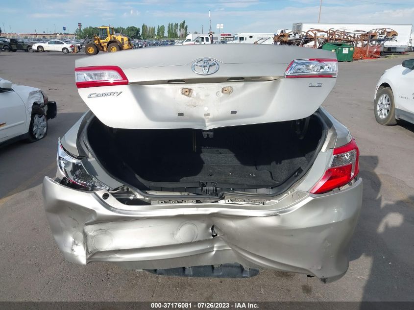 2013 TOYOTA CAMRY L/LE/SE/XLE - 4T4BF1FK3DR285041