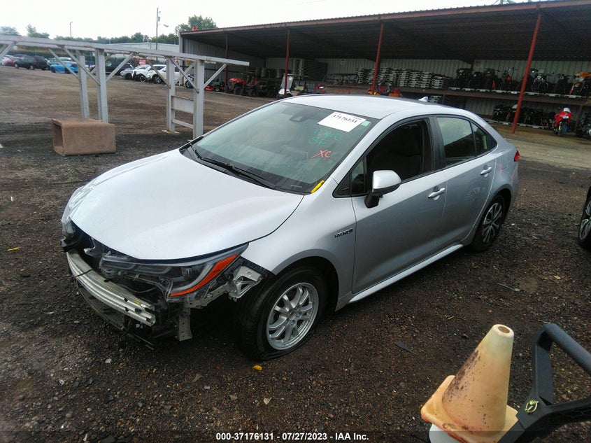 VIN JTDEAMDE5MJ010331 2021 TOYOTA COROLLA HYBRID LE