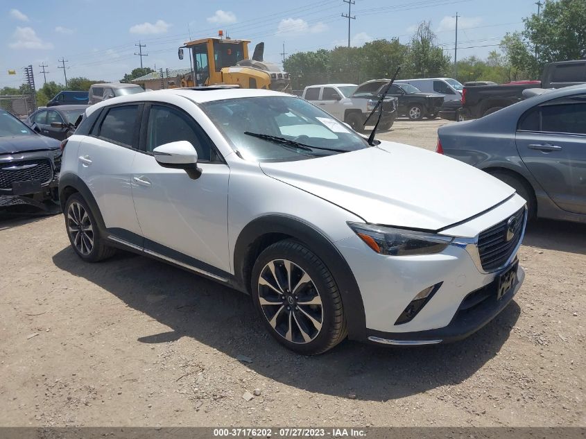 VIN JM1DKDD74K0408840 2019 MAZDA CX-3 GRAND TOURING