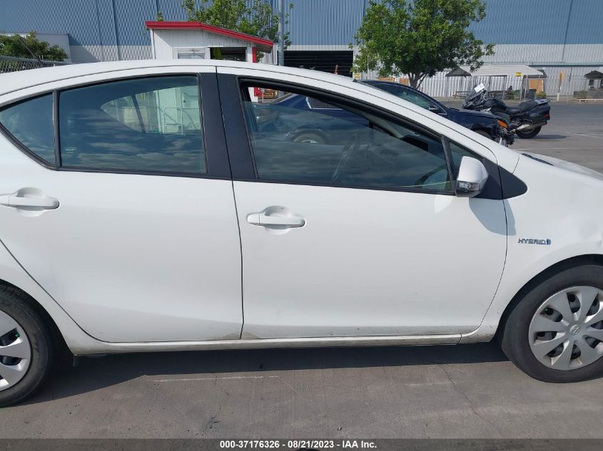 2014 TOYOTA PRIUS C ONE/THREE/TWO/FOUR - JTDKDTB31E1569401