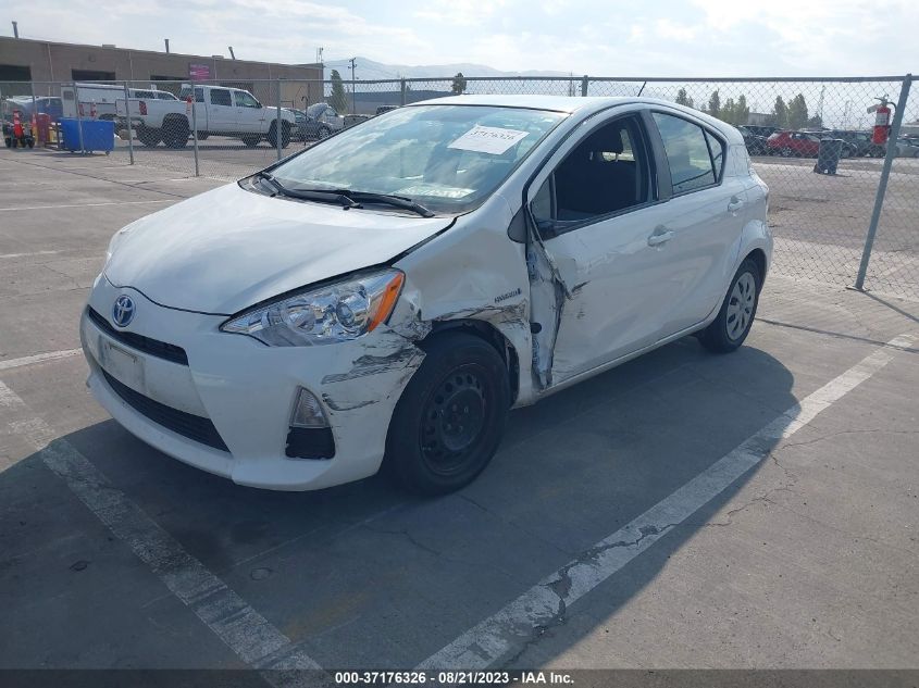 2014 TOYOTA PRIUS C ONE/THREE/TWO/FOUR - JTDKDTB31E1569401