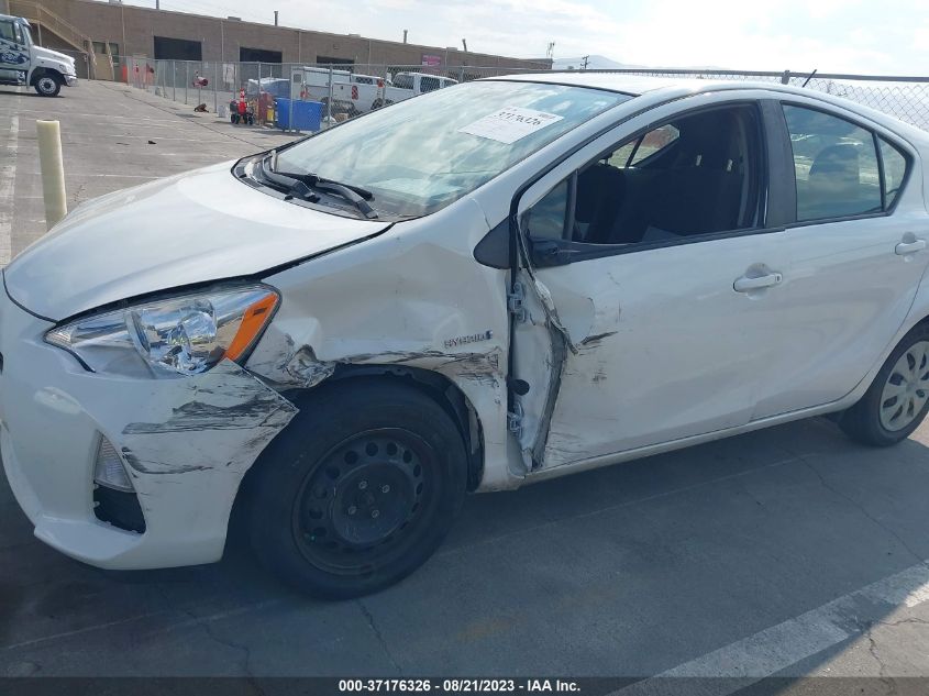 2014 TOYOTA PRIUS C ONE/THREE/TWO/FOUR - JTDKDTB31E1569401
