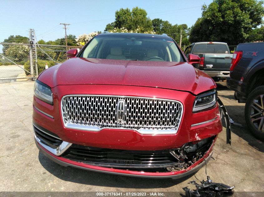 2019 LINCOLN NAUTILUS RESERVE - 2LMPJ6LP1KBL66669