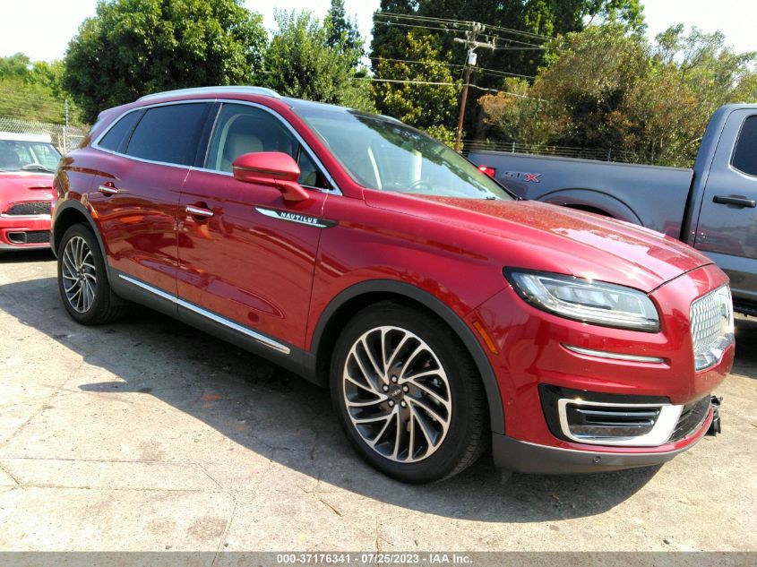 2019 LINCOLN NAUTILUS RESERVE - 2LMPJ6LP1KBL66669