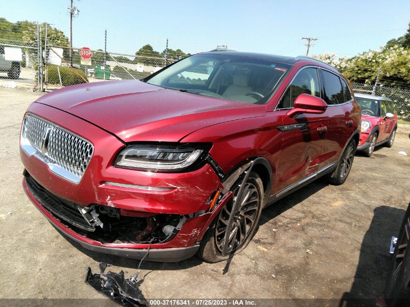 2019 LINCOLN NAUTILUS RESERVE - 2LMPJ6LP1KBL66669