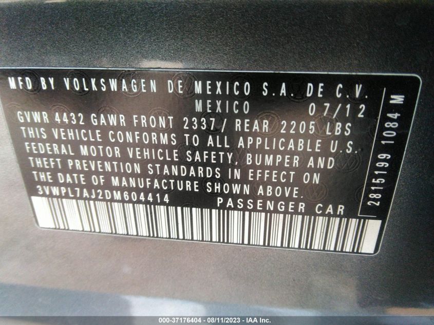 2013 VOLKSWAGEN JETTA SPORTWAGEN TDI - 3VWPL7AJ2DM604414