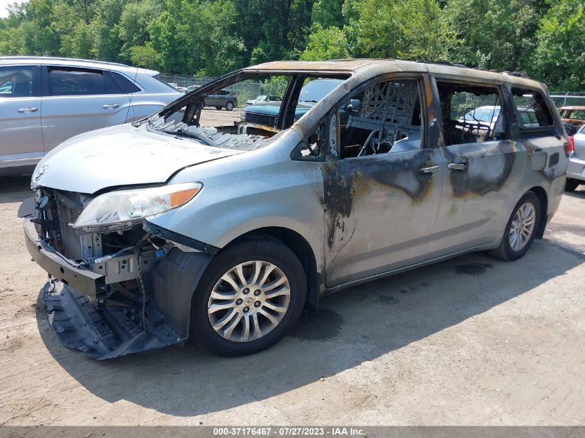 2014 TOYOTA SIENNA XLE/XLE AAS/LTD - 5TDYK3DC0ES478605