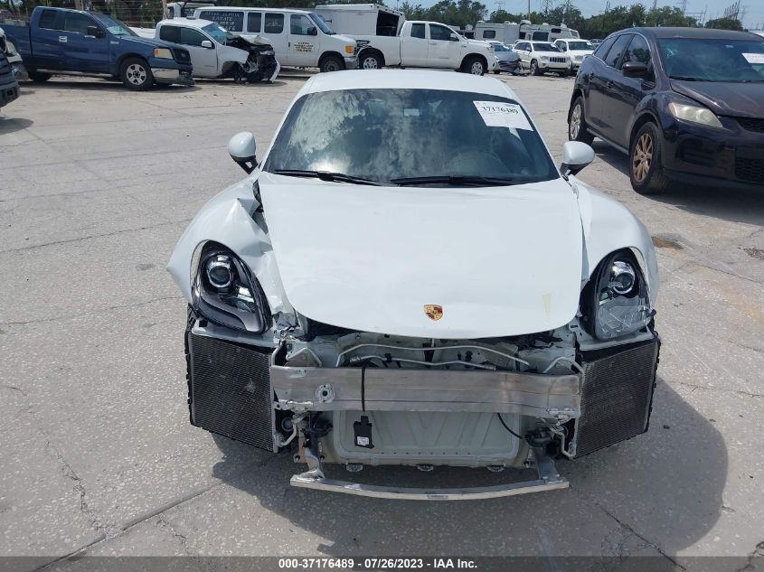 2019 PORSCHE 718 CAYMAN - WP0AA2A86KS261416