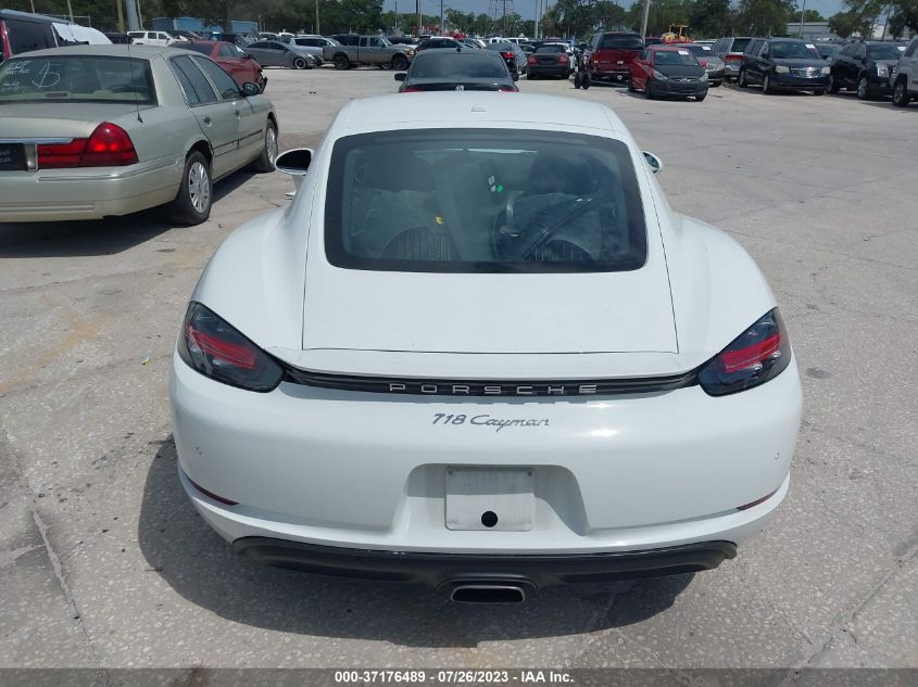 2019 PORSCHE 718 CAYMAN - WP0AA2A86KS261416